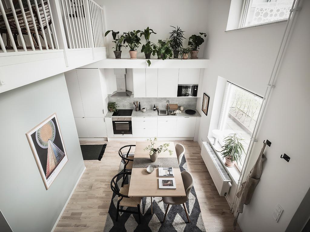 Steal Some Decor Ideas from this Small Duplex Apartment in Sweden