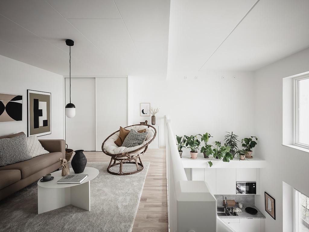 Steal Some Decor Ideas from this Small Duplex Apartment in Sweden