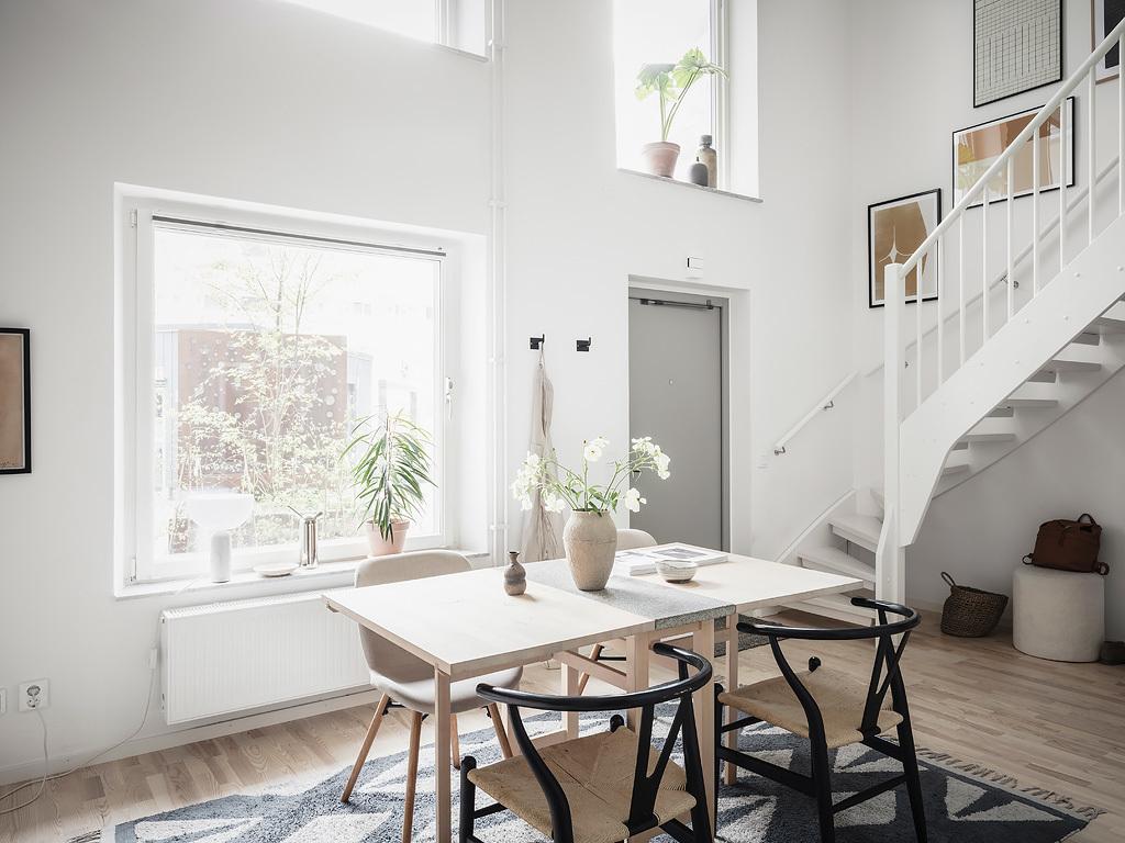 Steal Some Decor Ideas from this Small Duplex Apartment in Sweden