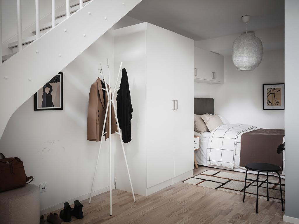 Steal Some Decor Ideas from this Small Duplex Apartment in Sweden