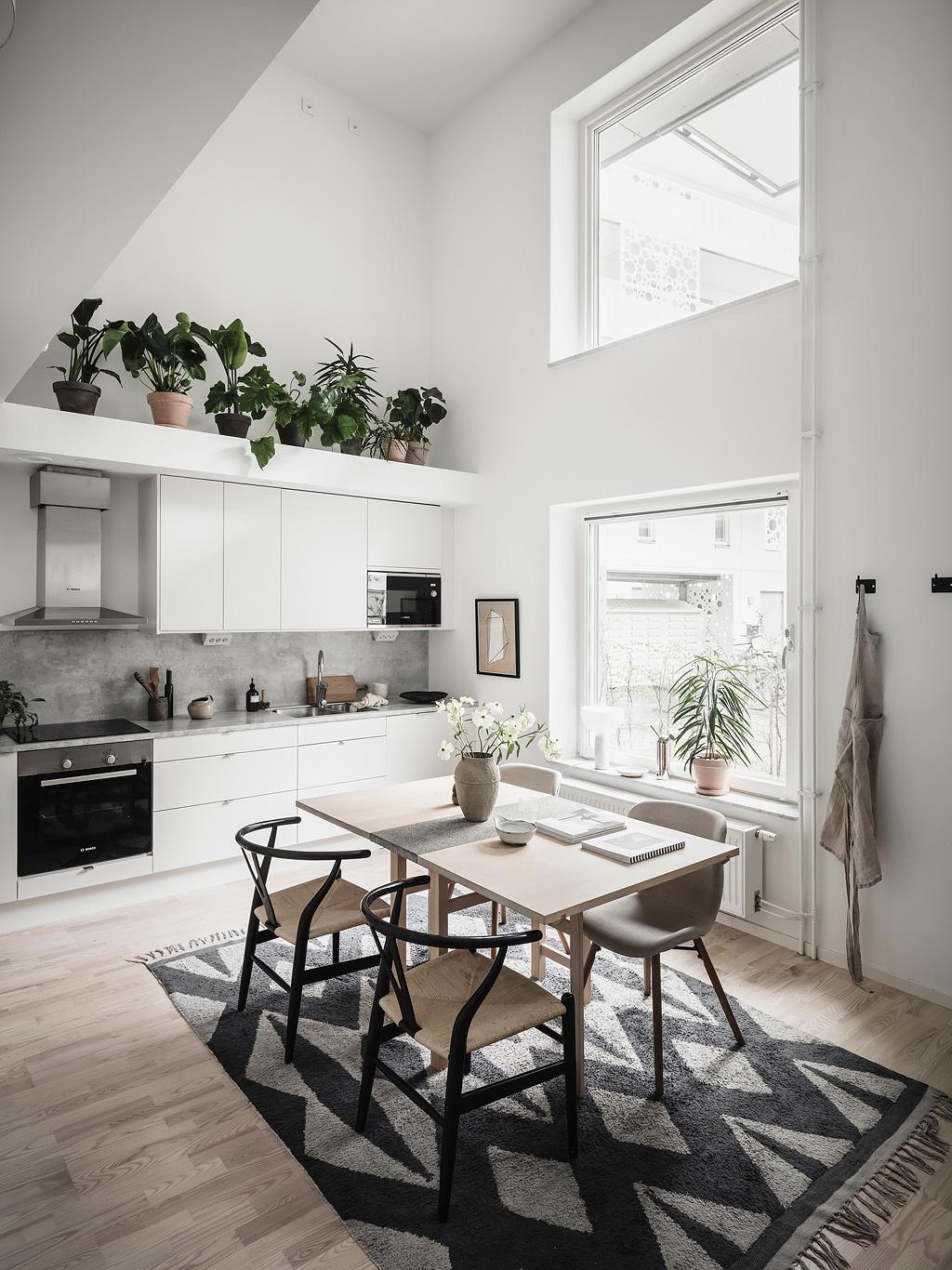 Steal Some Decor Ideas from this Small Duplex Apartment in Sweden