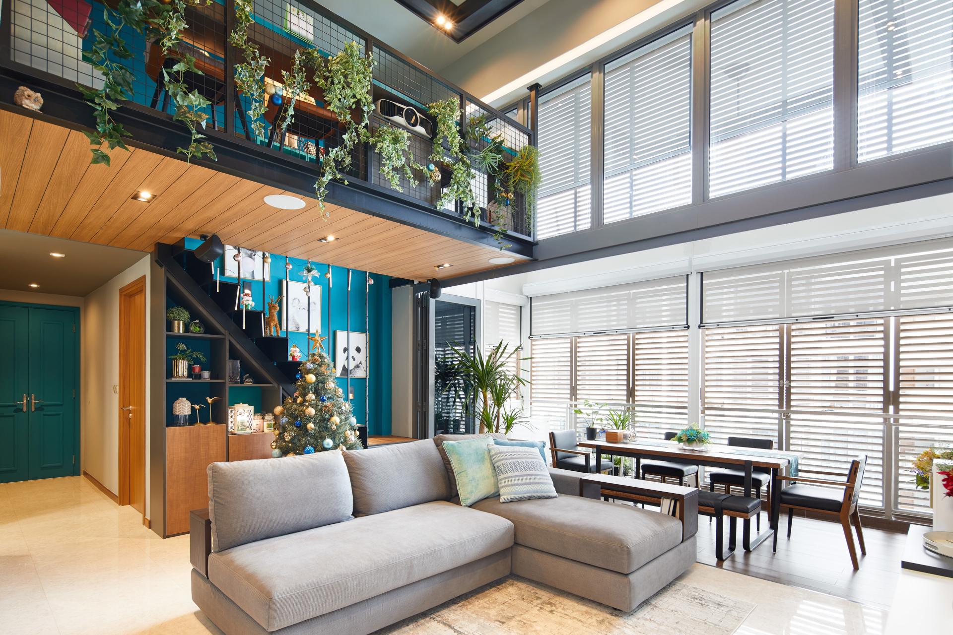 Step Inside this Mod-Industrial Loft with an Eden Garden Concept