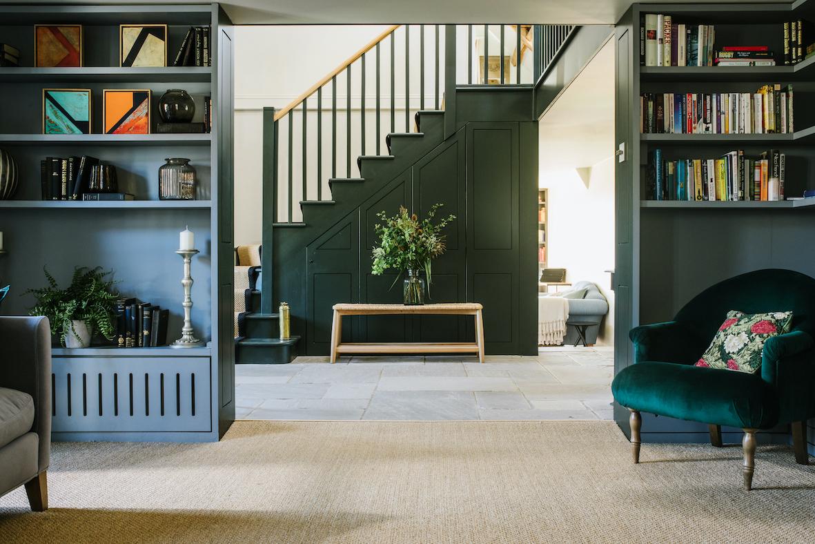 Explore a Charming English Barn Paired with a Timbre Clad Guesthouse
