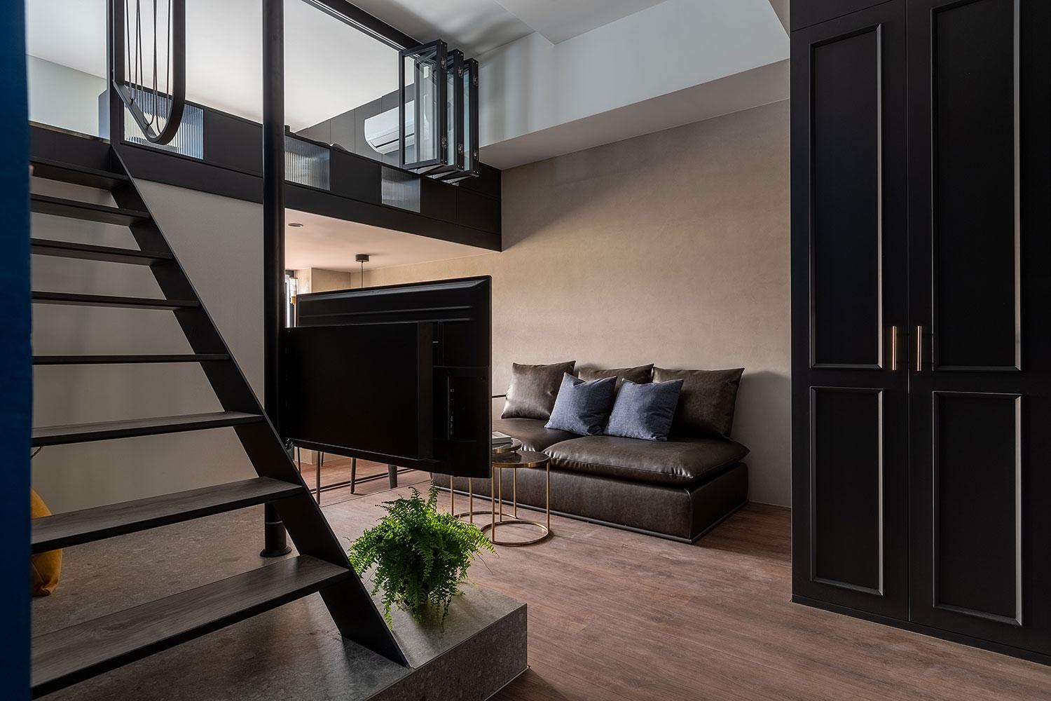 This Loft in Taipei Combines Industrial Design with French Elegance