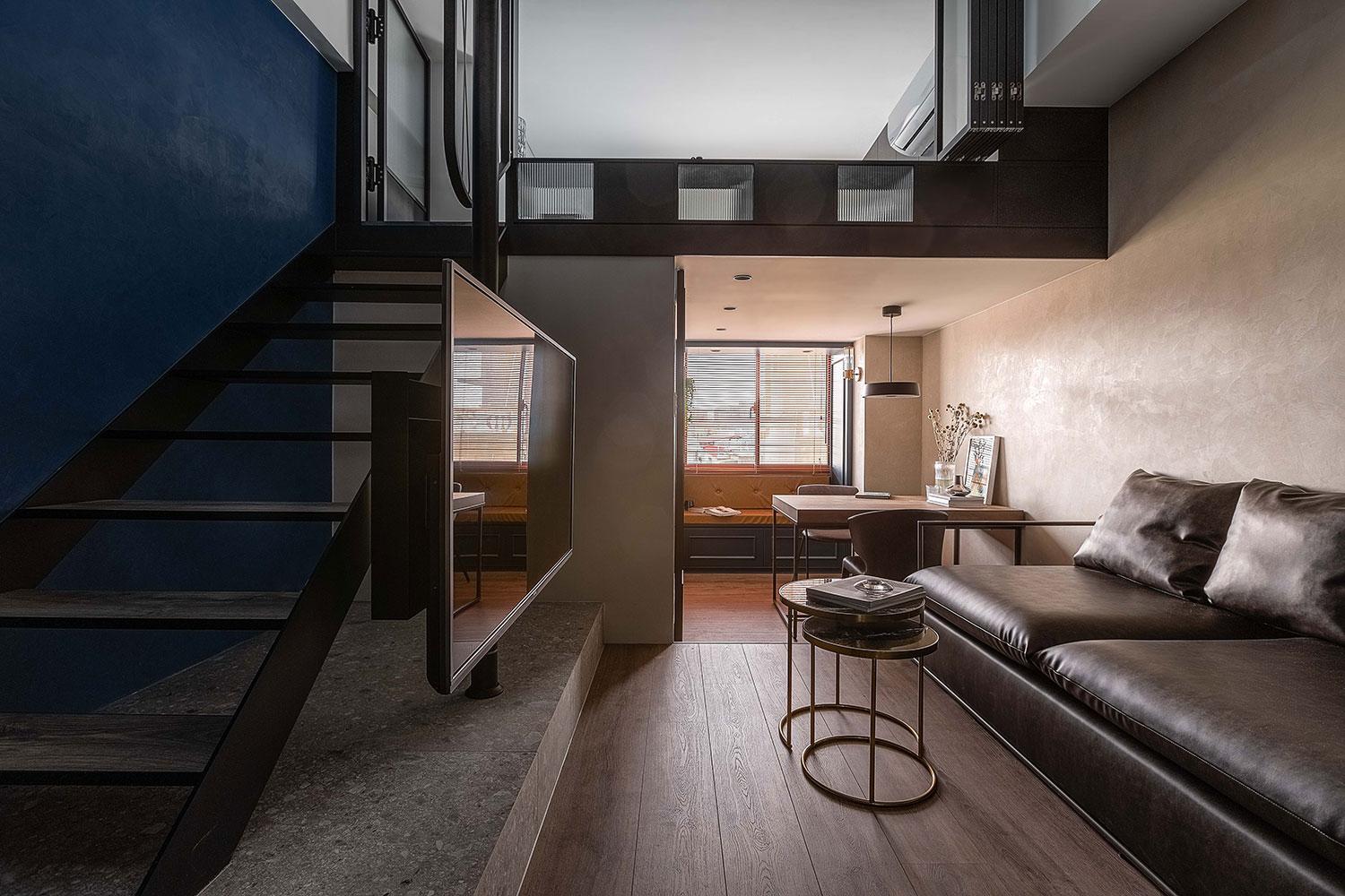 This Loft in Taipei Combines Industrial Design with French Elegance