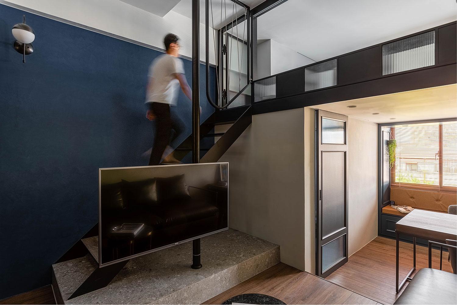 This Loft in Taipei Combines Industrial Design with French Elegance