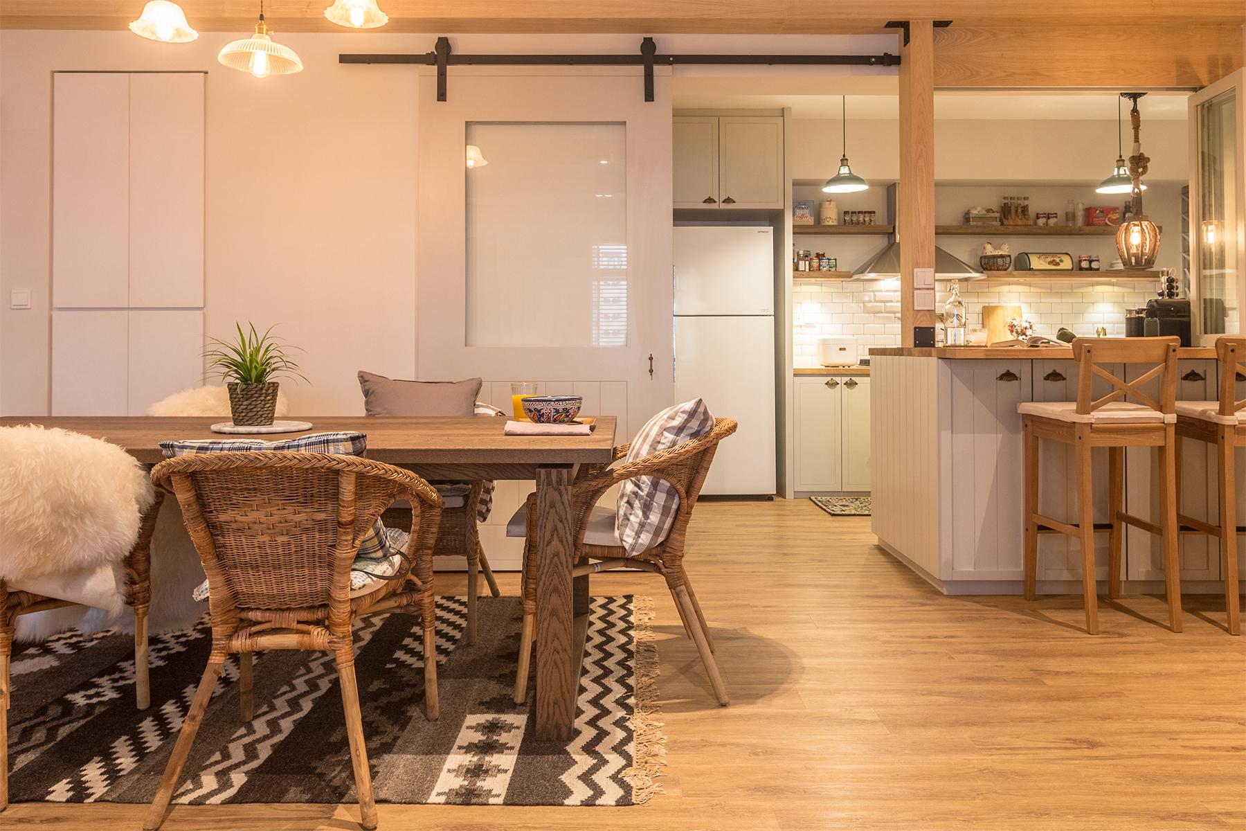 Step Inside This Rustic Cottage Style Flat in Singapore