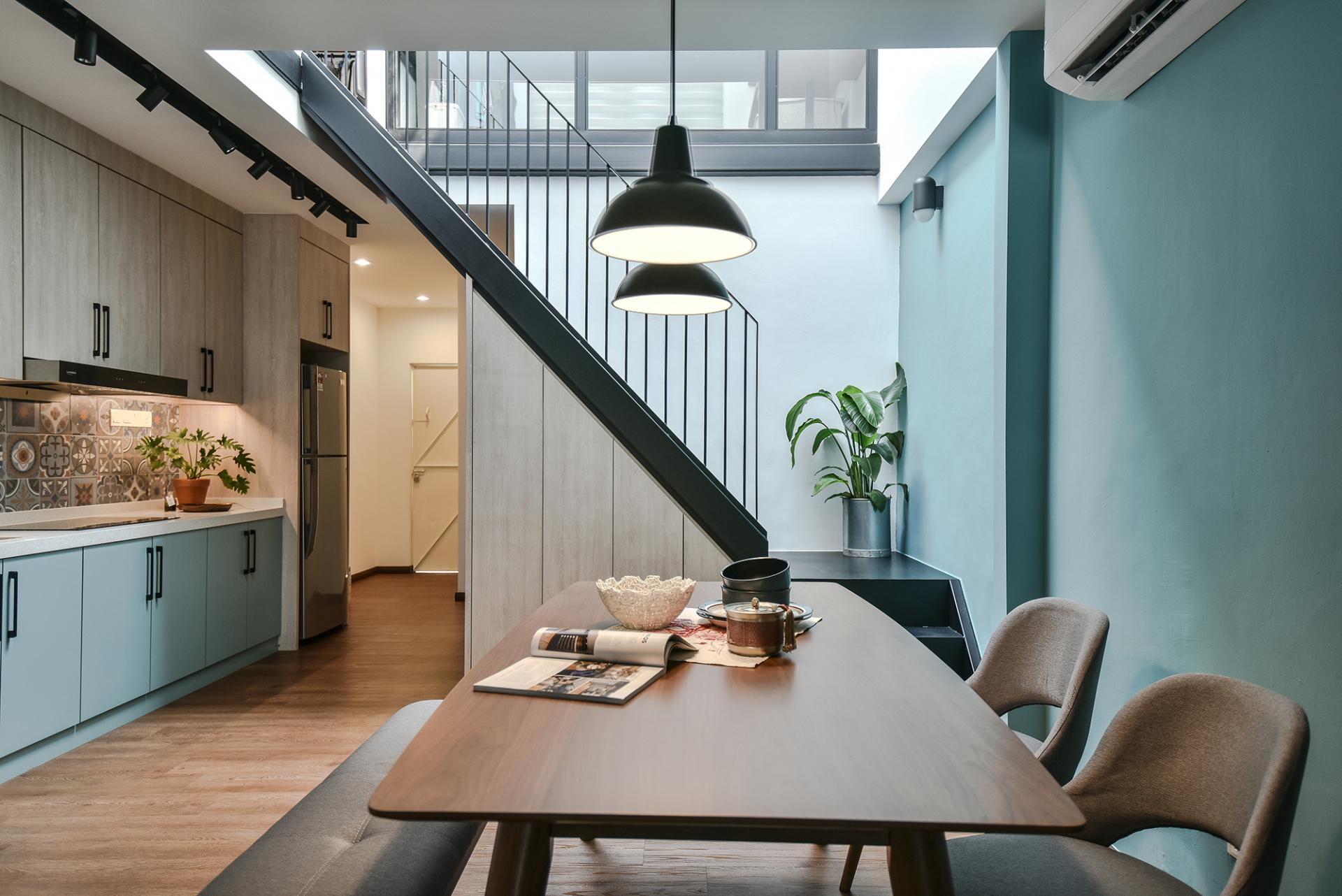 A Sun-Filled Modern Terrace House Reminiscent of Older Penang Homes