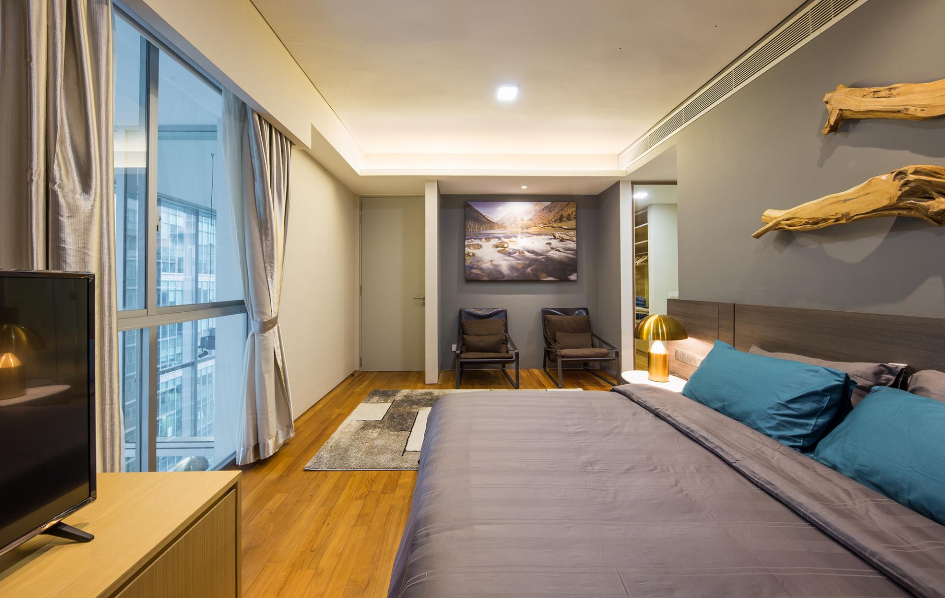 Explore a Grand Natural World Inside this Luxurious KL Apartment