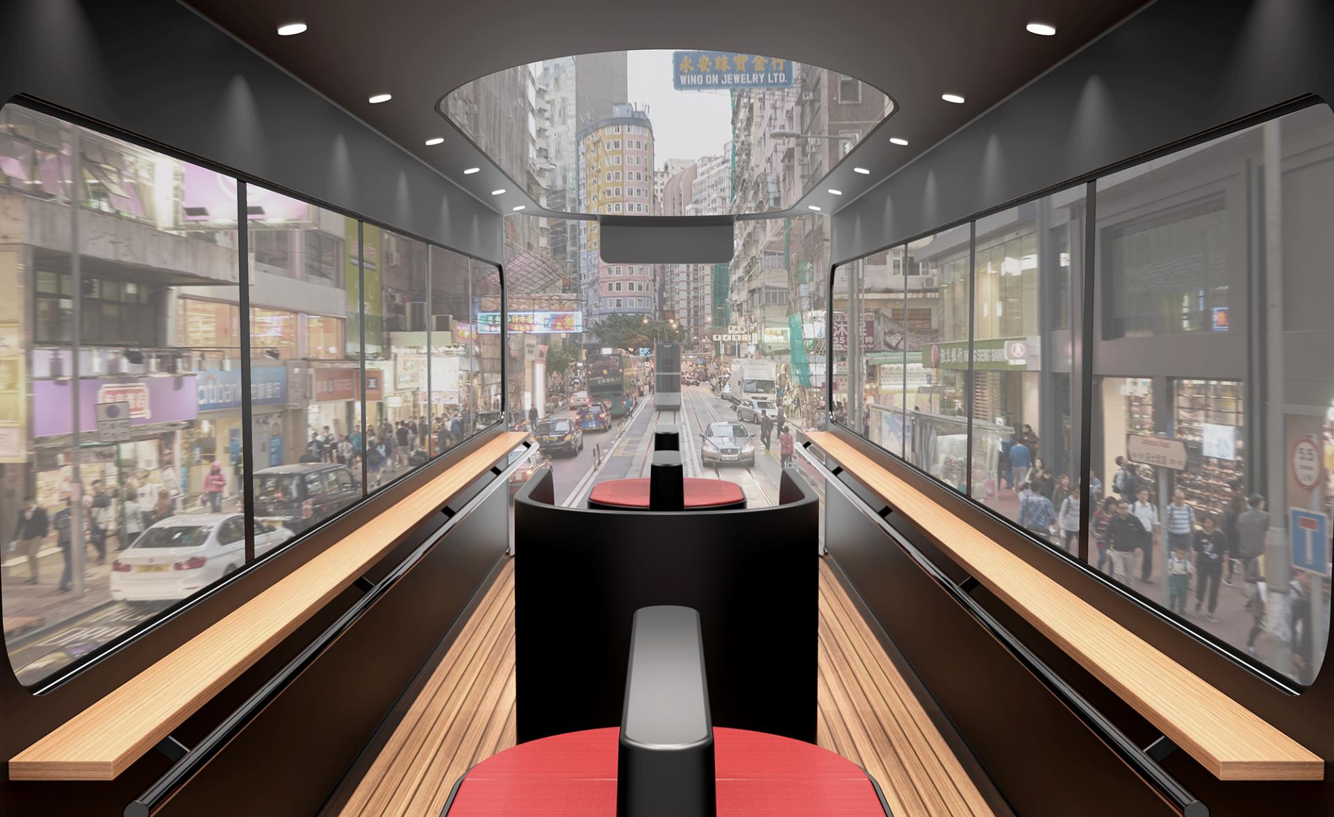 Island: A Driverless Social-Distancing Tram Designed For Hong Kong