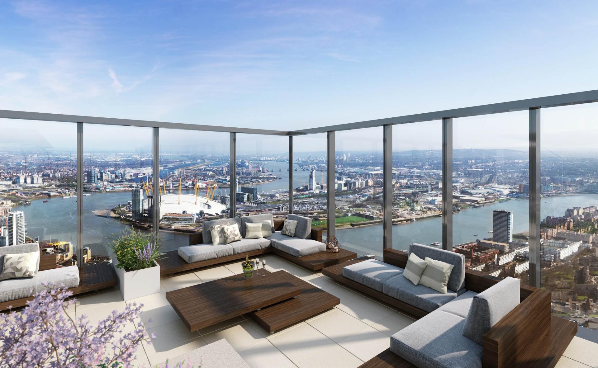 Tour Upsized Apartments in the Skies of London 
