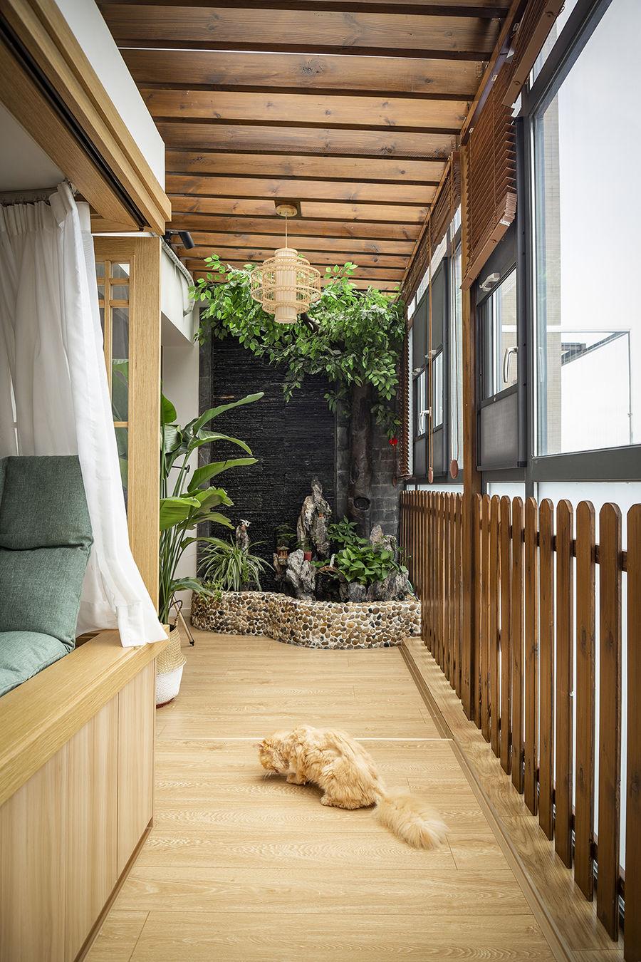 糅合日式設計和木系元素，專為父母與貓貓而設的780呎深圳安樂窩