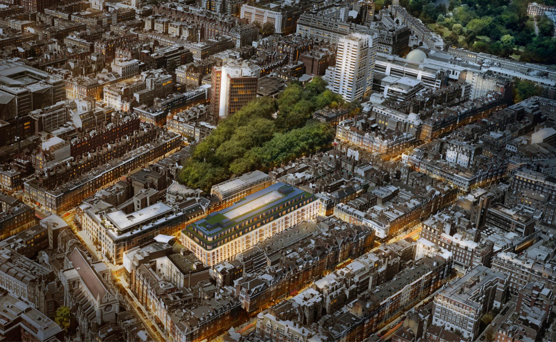倫敦投資精選，獲換上現代風格建築的傳統豪宅街