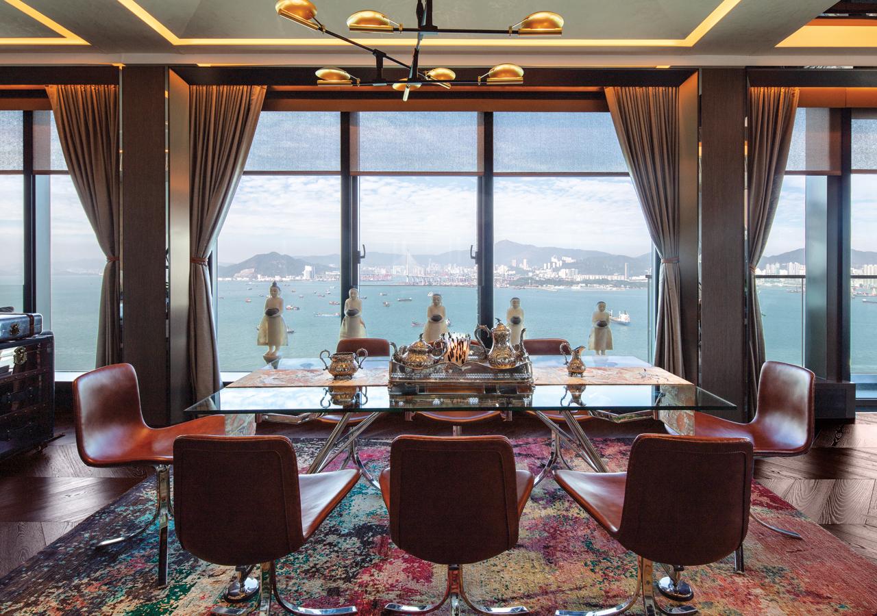 Contemporary Luxury and Cinematic Views in a Hong Kong Penthouse