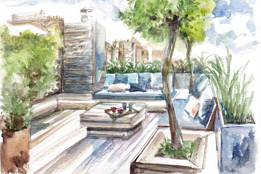 How to Bring the Outdoors In: The Balcony and Rooftop