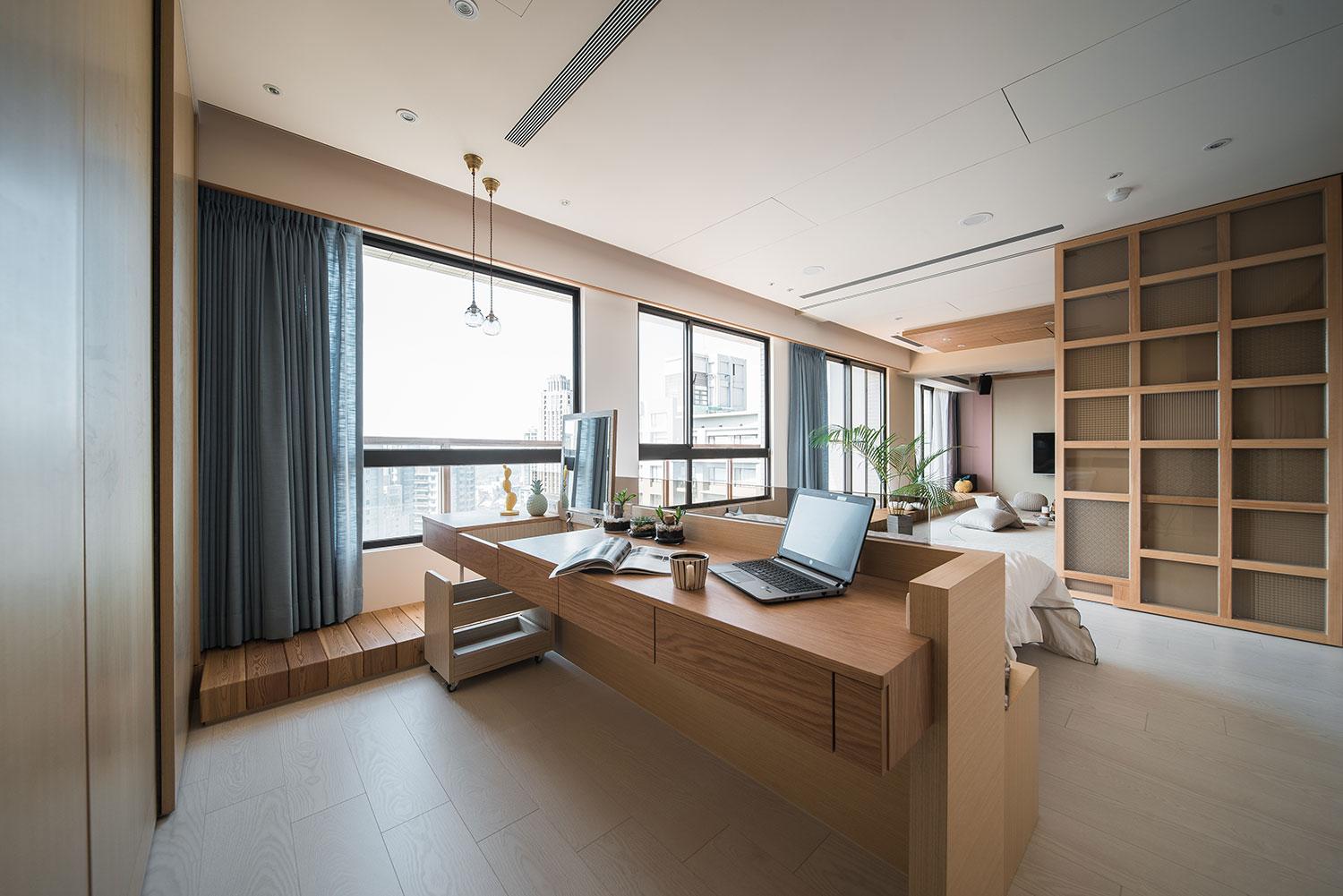 開闊明亮的愜意度假宅，竹北公寓讓空間多一些可能