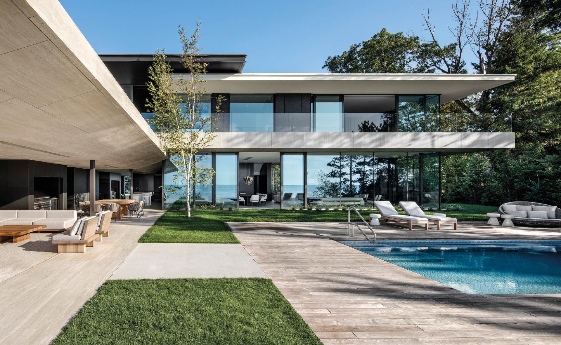 This Canada Home is Unobtrusive and Set Respectfully within its Environment