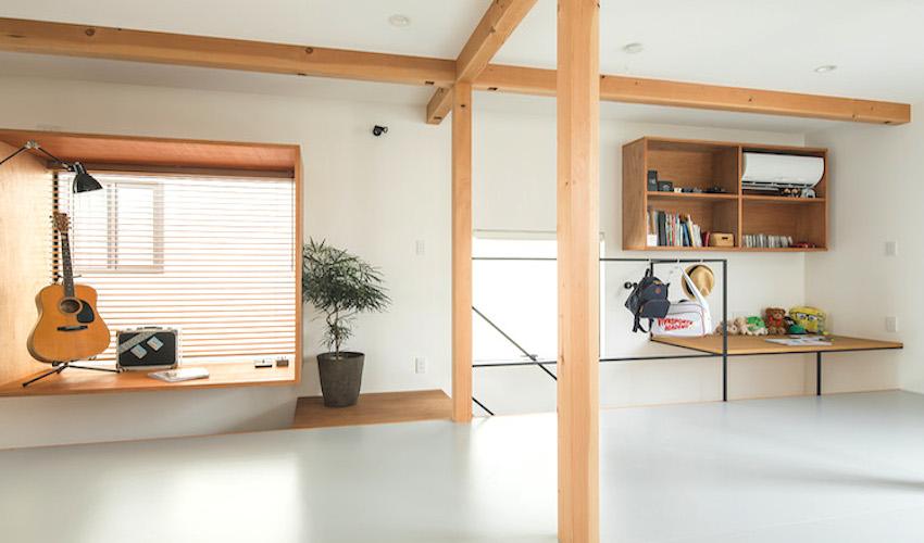 日本原本系親子宅，結合多功能組合櫃迎合家庭生活