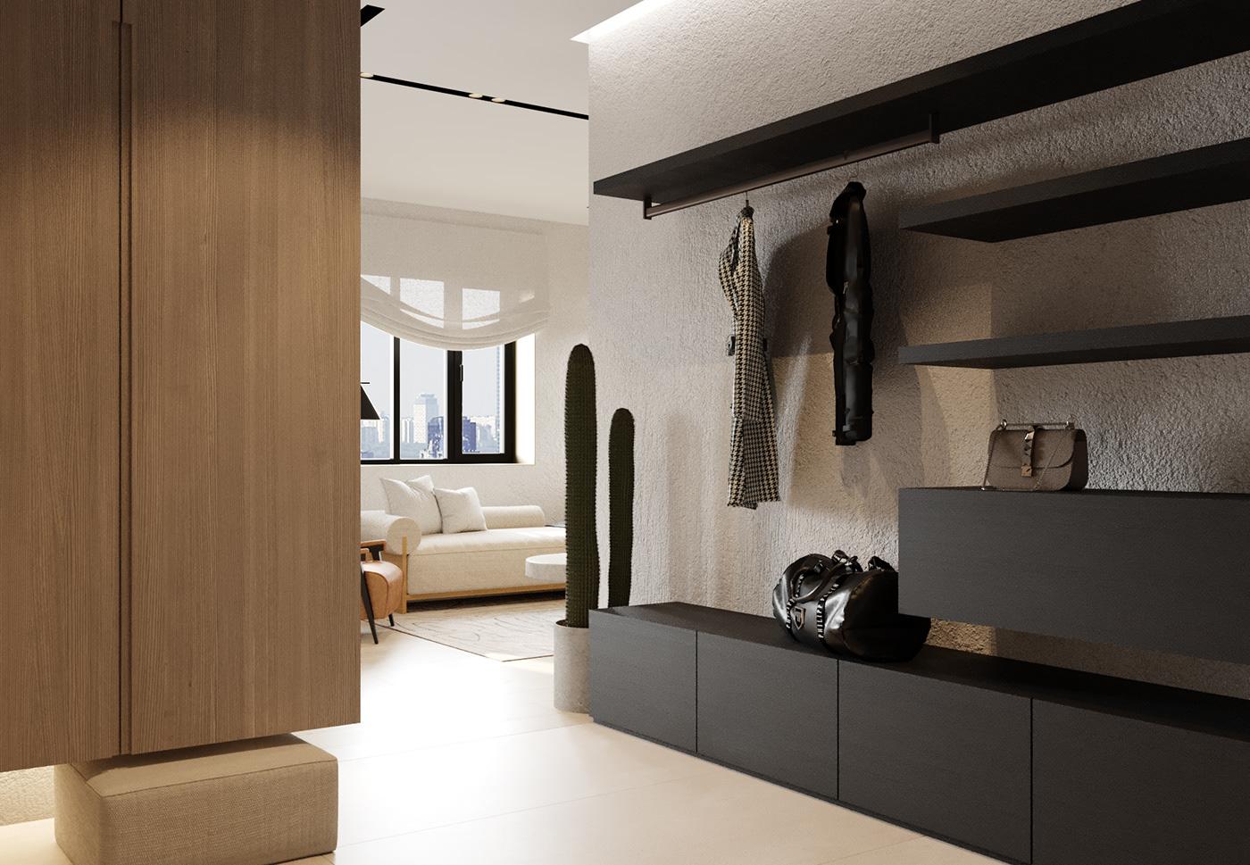 簡練樸質的590呎現代侘寂住宅，專屬小空間的樸質品味