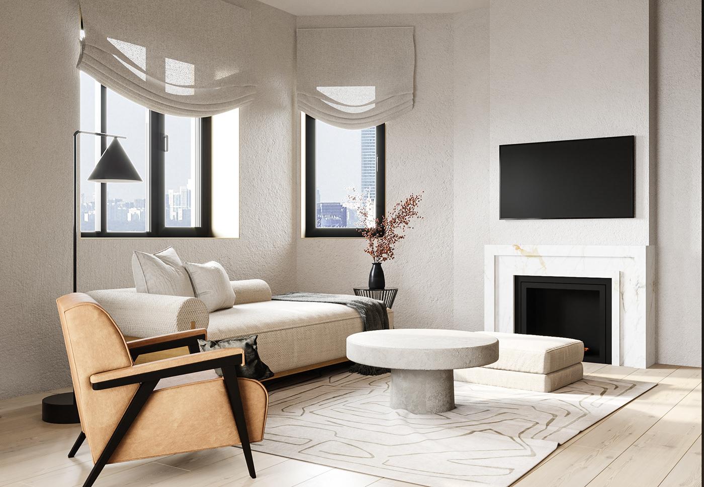 簡練樸質的590呎現代侘寂住宅，專屬小空間的樸質品味