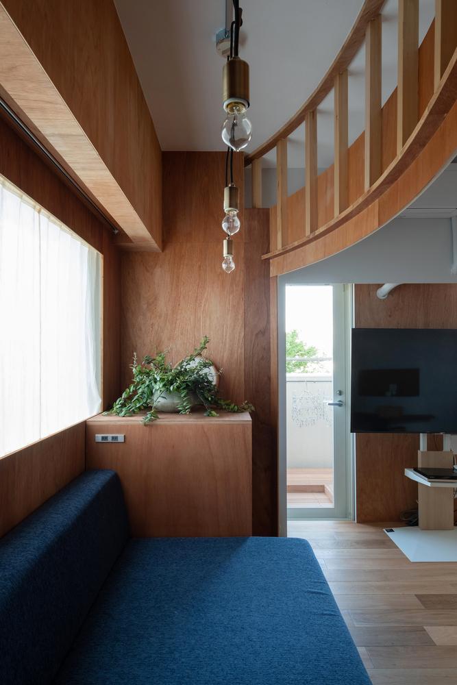 790呎日本原木系安樂窩，以溫暖弧線打造靈活設計