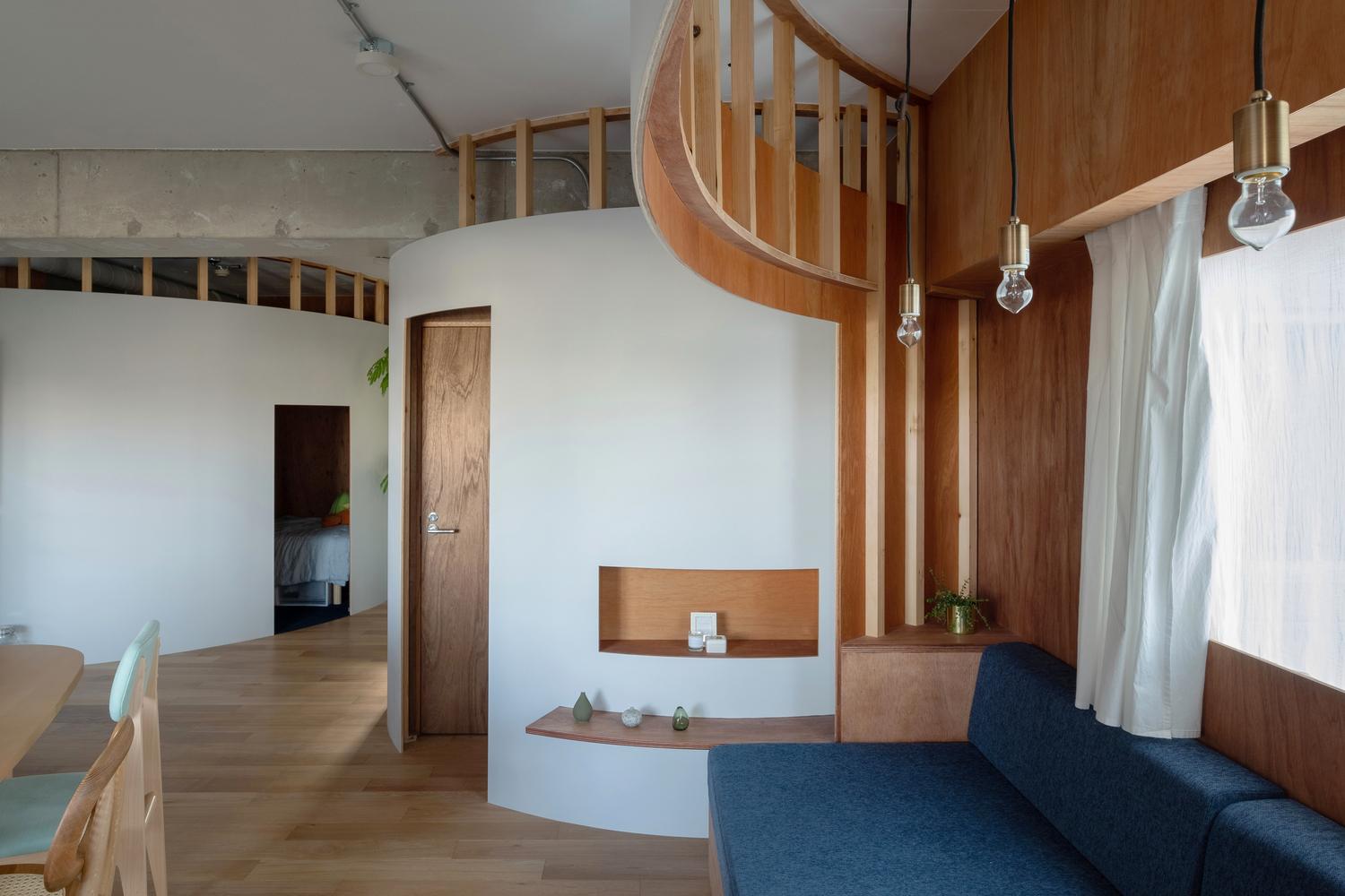790呎日本原木系安樂窩，以溫暖弧線打造靈活設計
