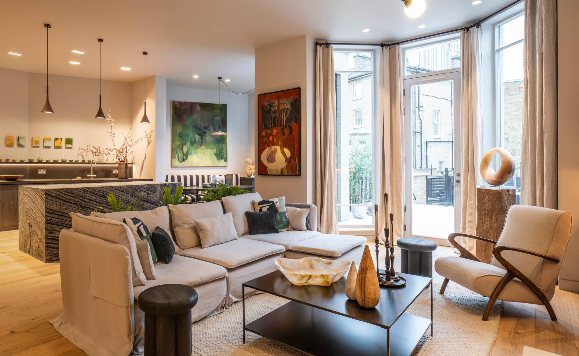 This Four-Bedroom Duplex in London Comes with £100,000+ Worth of Art Pieces
