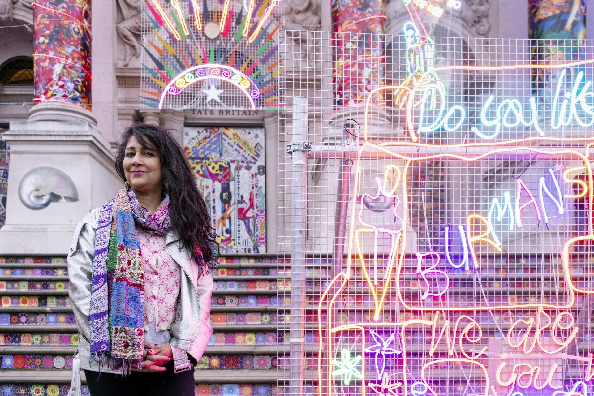 Feast For the Senses: Festive Neon Lights Up Tate Britain