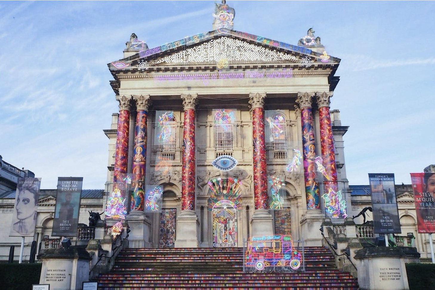 Feast For the Senses: Festive Neon Lights Up Tate Britain