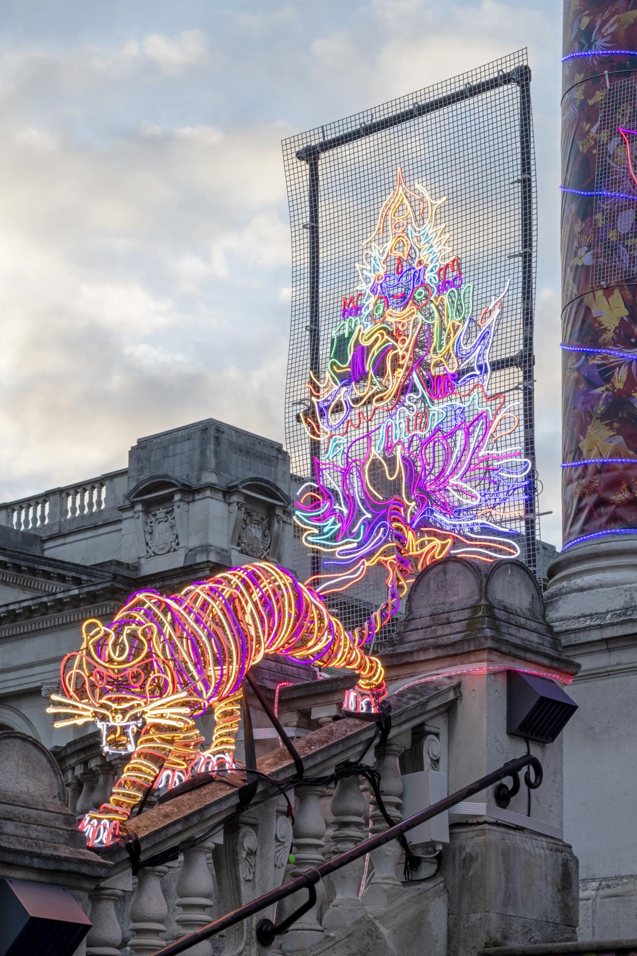 Feast For the Senses: Festive Neon Lights Up Tate Britain