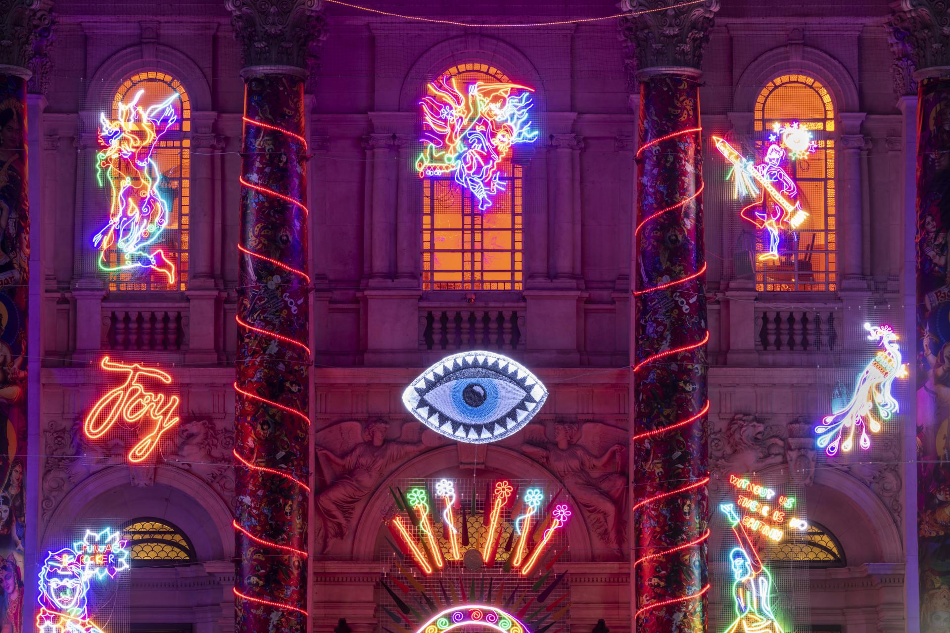 Feast For the Senses: Festive Neon Lights Up Tate Britain