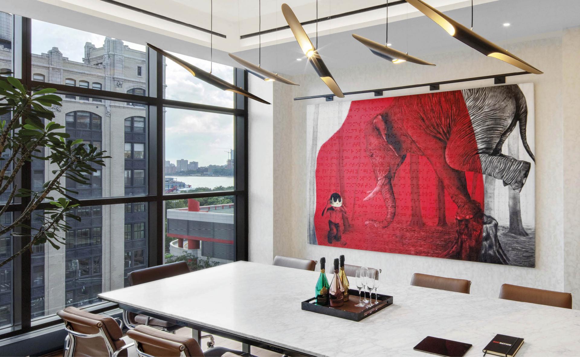 Wondrous Art Abounds in Jay-Z’s New York Roc Nation Headquarters