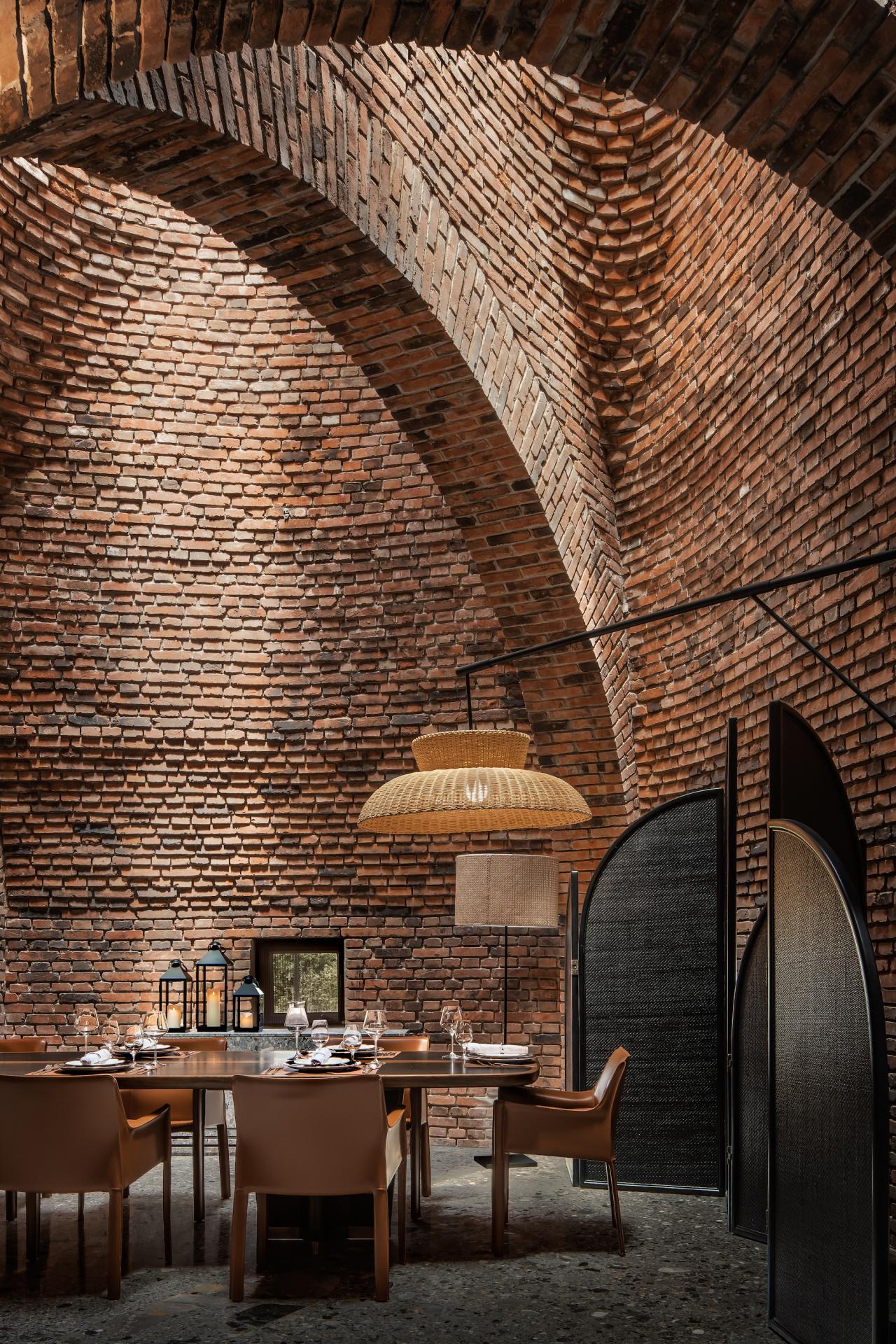 This Restaurant Nestled In A Red Brick Artwork Is A Feast For The Visual Senses