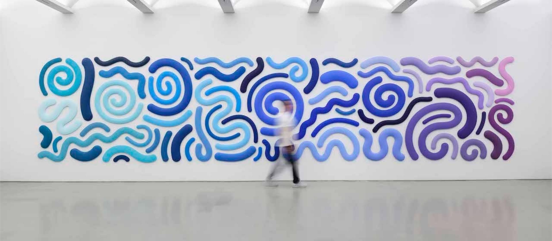 讓人歡愉的抽象彩虹波浪，紐約藝術家 Josh Sperling 首次香港個展《光譜》