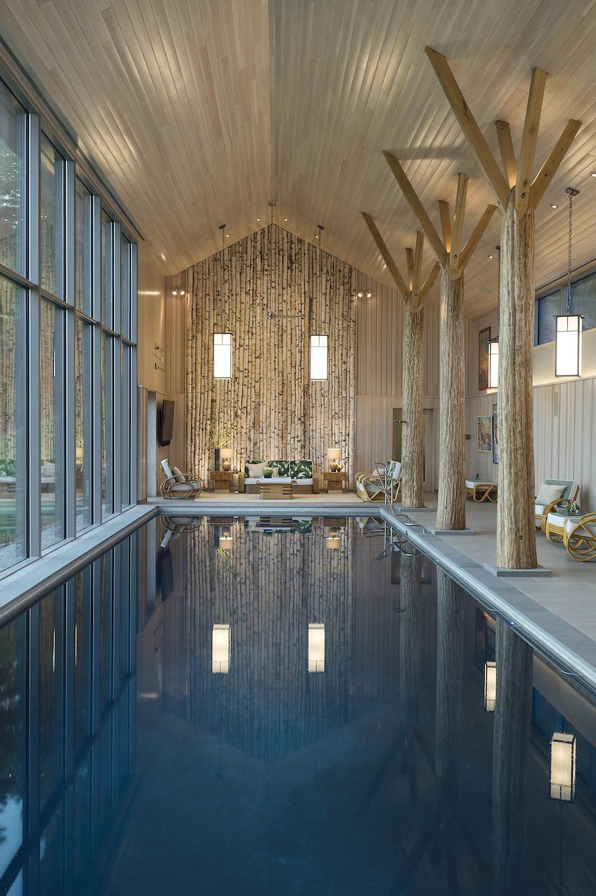Inside a Luxurious New York Pool House