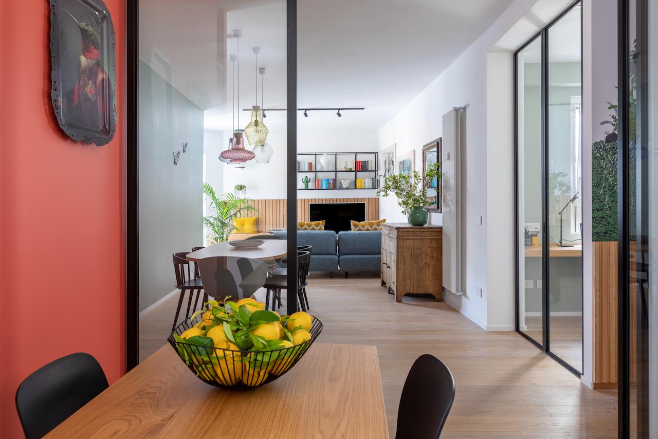 This Rome Apartment Hums with Colour