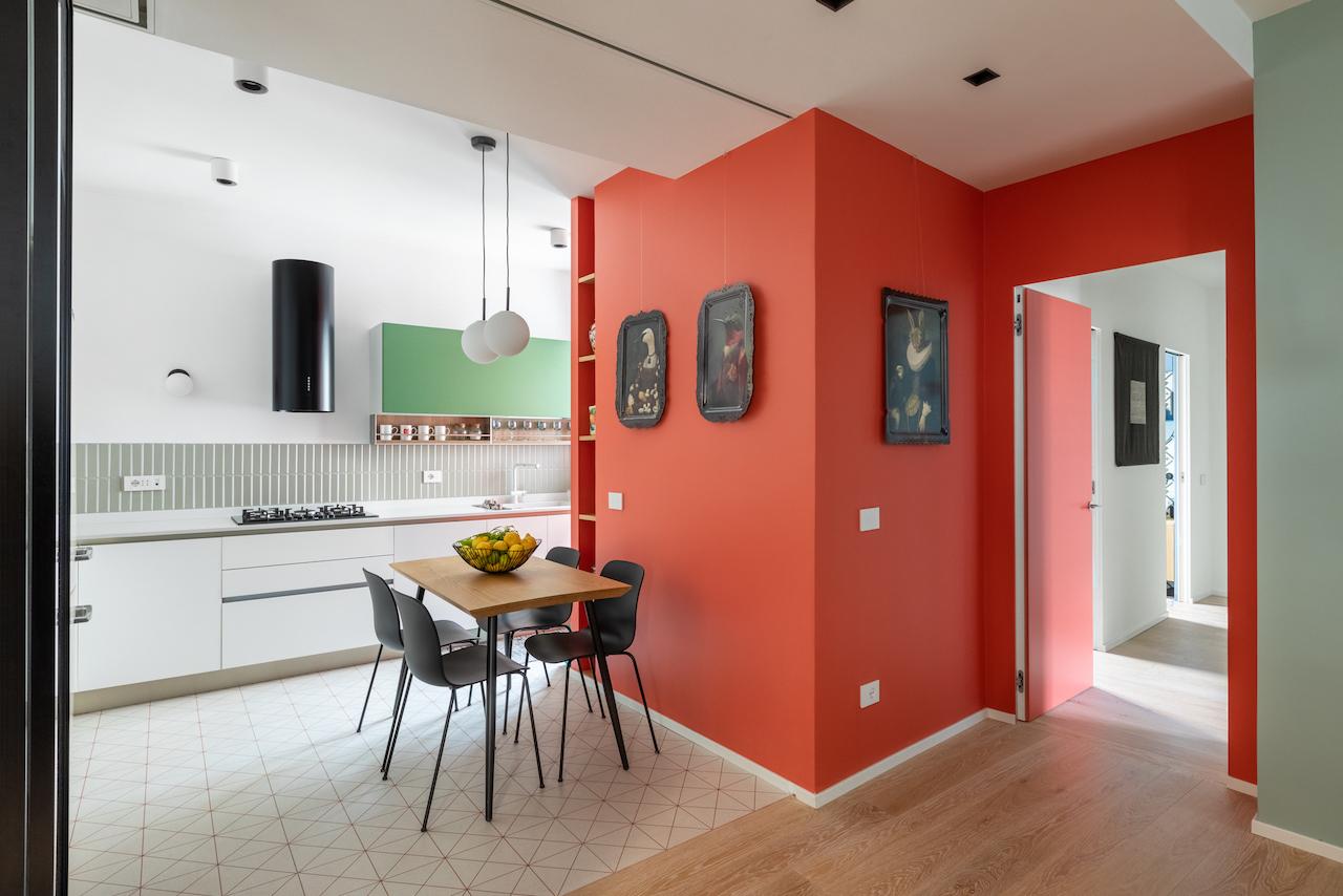 This Rome Apartment Hums with Colour