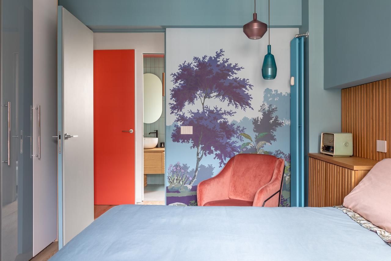 This Rome Apartment Hums with Colour