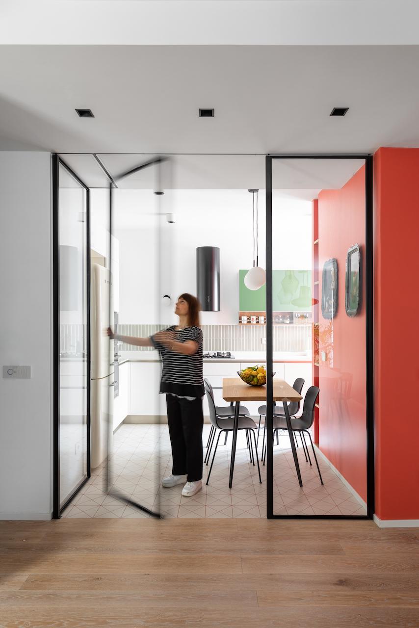 This Rome Apartment Hums with Colour