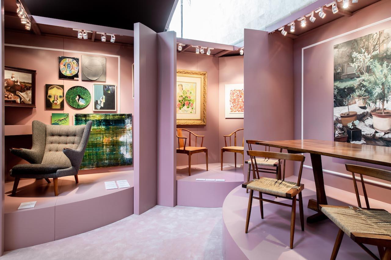 Phillips' Pantone Room By Joyce Wang Melds Fine Art and Furniture