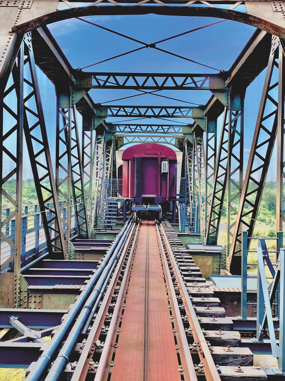南非吊橋上的火車酒店