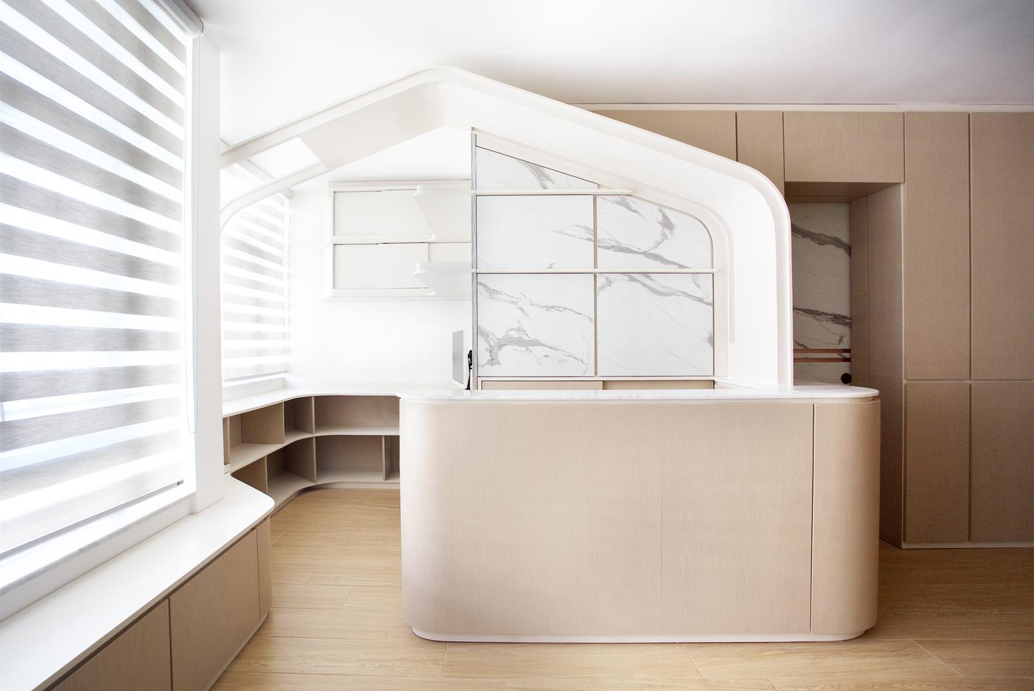 This 606 sq. ft. Residence Has A Seamless Home Office Design 