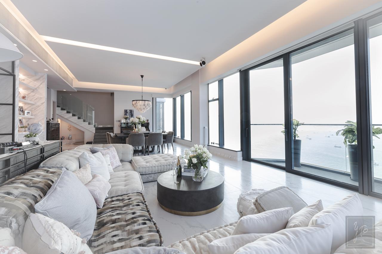 Marble Marvels: A Majestic Penthouse in Hong Kong That Feels Right At Home