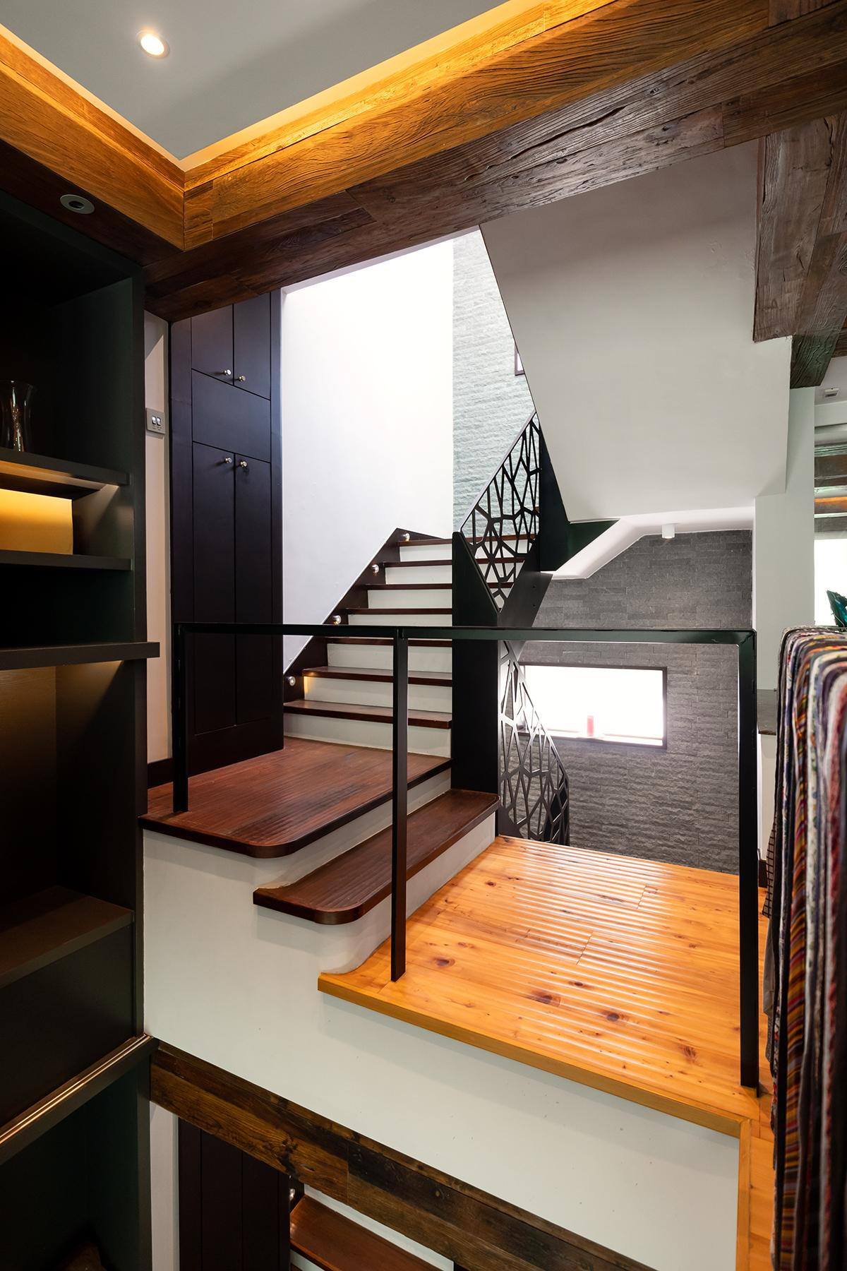 Walk Through This Stylish Industrial-Style Terraced House In Sheung Wan