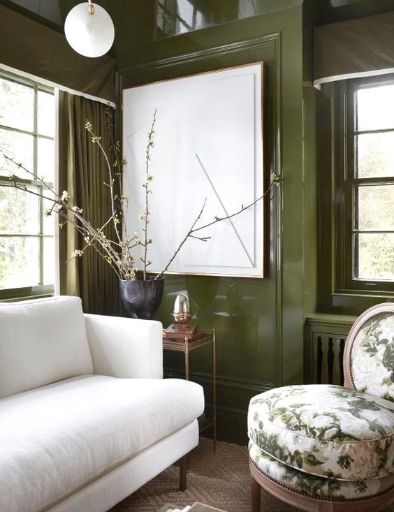今年秋冬最流行色調橄欖綠， 賦予居家空間更多可能性