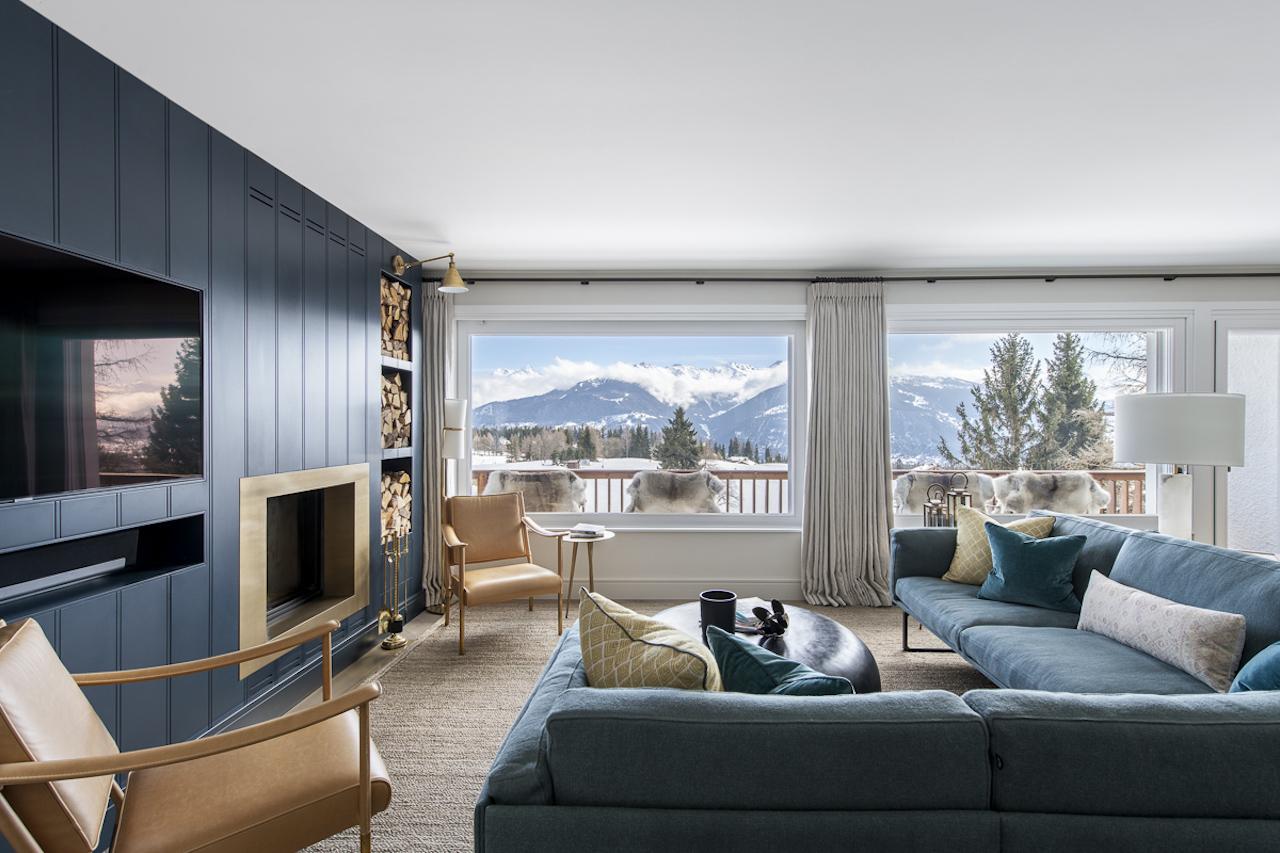 Swiss Bliss: This Modern Swiss Chalet is a Winter Wonderland