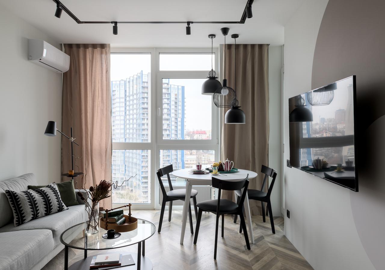 A Cosy Two-Bedroom Apartment with Olive Shade