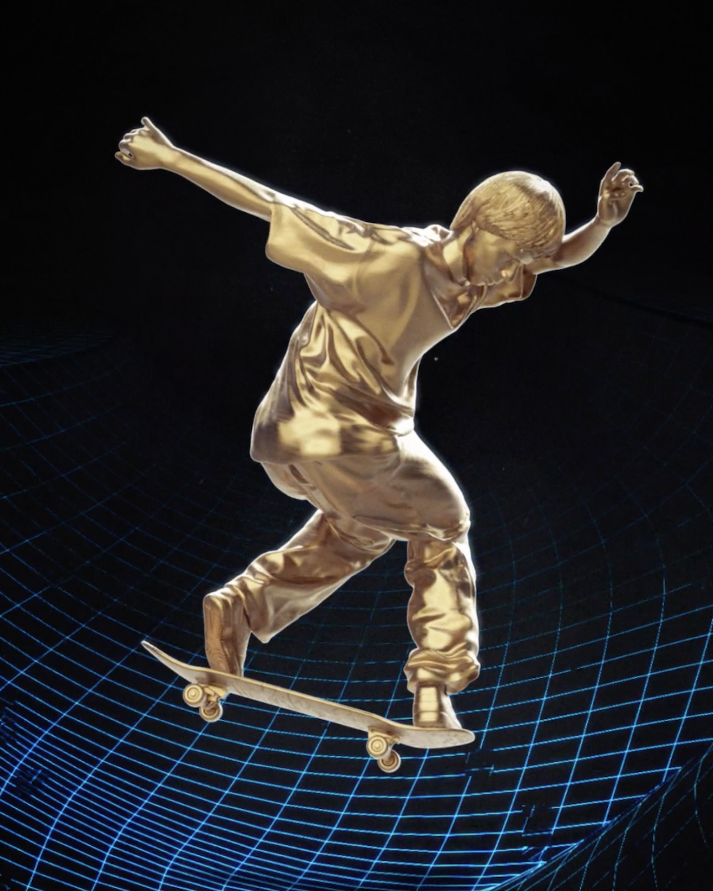 首位奧運滑板金牌得主堀米雄斗發佈NFT「The Golden 22 」