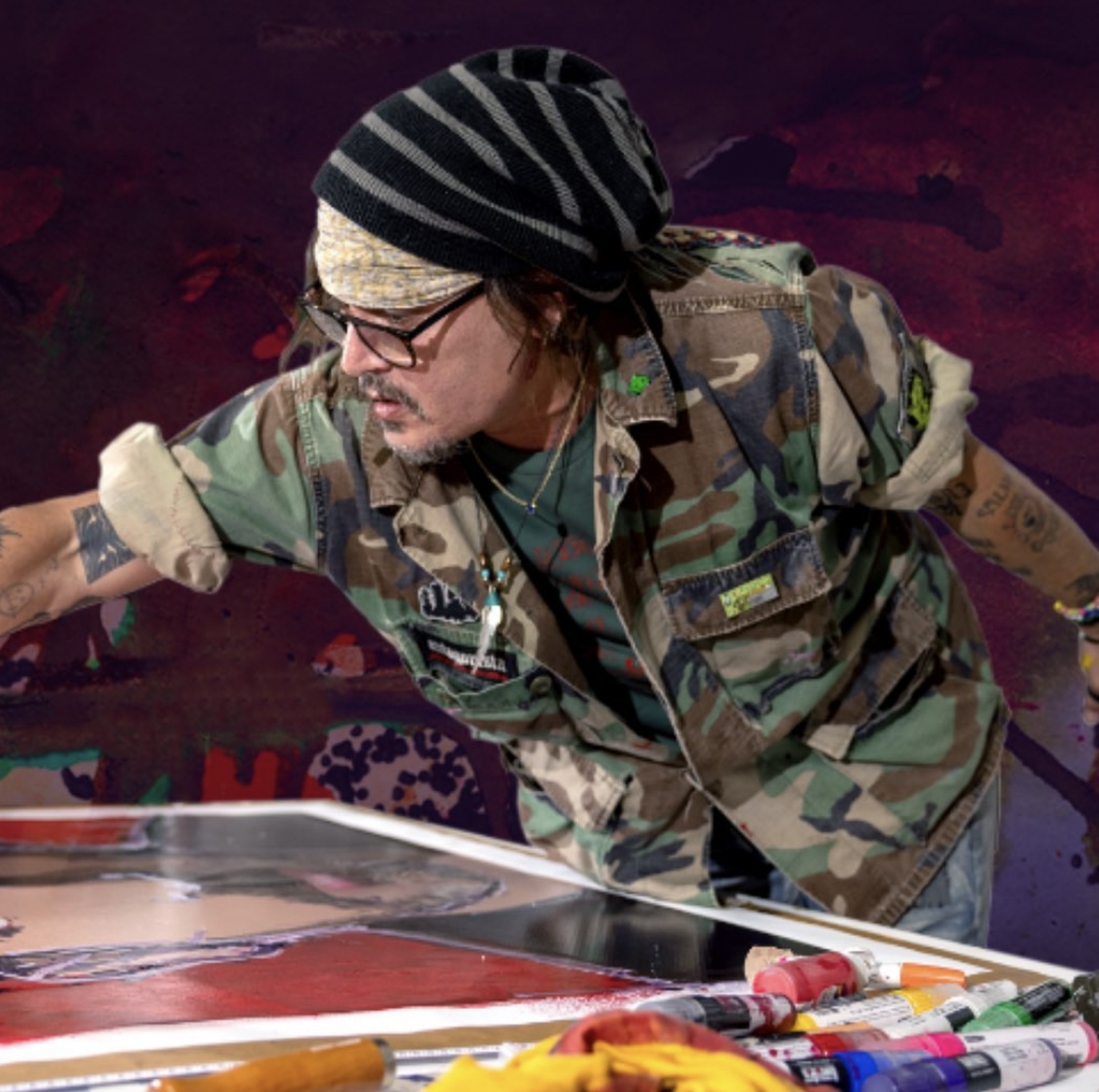 Johnny Depp推出NFT項目「Never Fear Truth」，作品融合流行和街頭藝術風格
