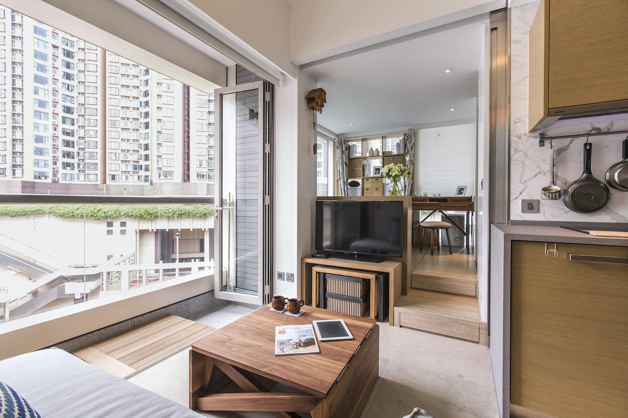 This is How You Design a Tiny Studio Apartment in Hong Kong